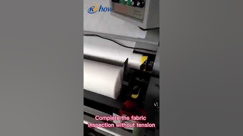 Open widthTensionless knitted fabric inspection machine