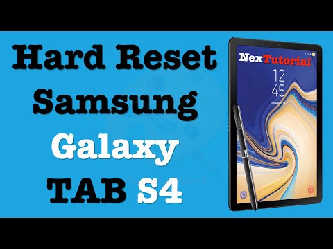How to Hard Reset Samsung Galaxy Tab S4 | Factory Reset Galaxy Tab S4 | NexTutorial