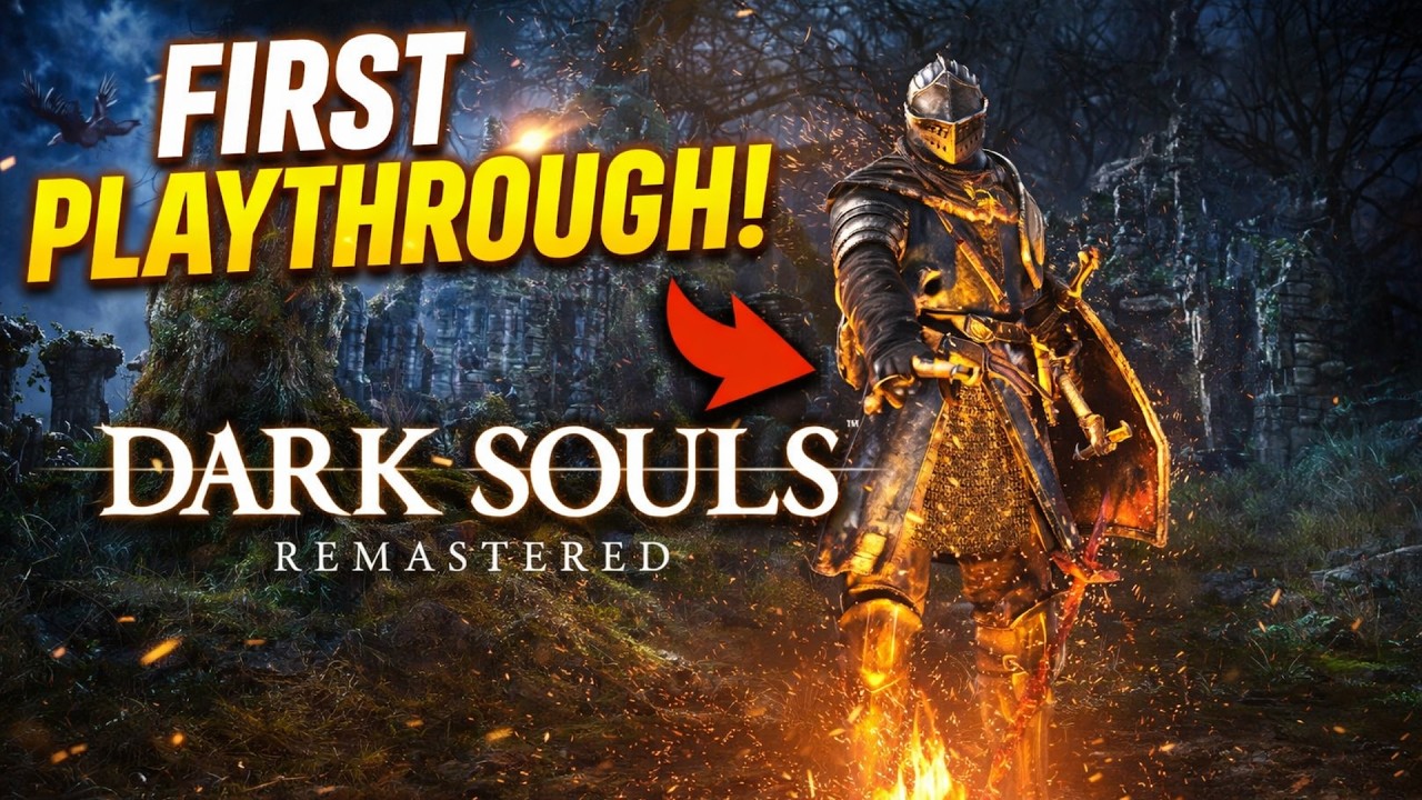 Dark Souls Remastered FIRST PLAYTHROUGH - Why Is This Game So Brutal?!