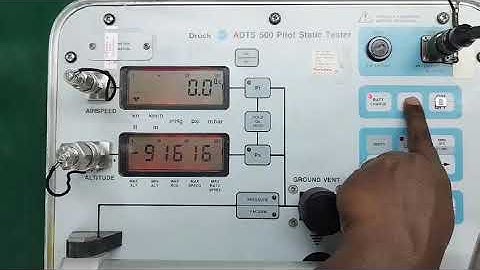 DRUCK Air Data Test Set ADTS 500 Pitot Static Tester Repairs Dynamics Circuit (S) Pte. Ltd.