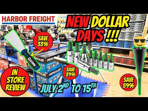 Harbor Freight Dollar Days Coupons Just Dropped! July 2nd to 15th
