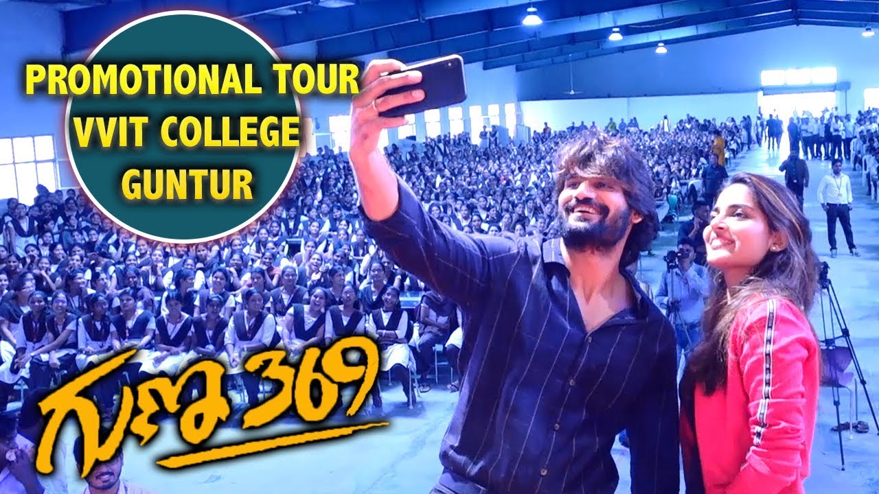 Guna 369 Movie Team In VVIT College | Karthikeya | Bhavani hd Movies