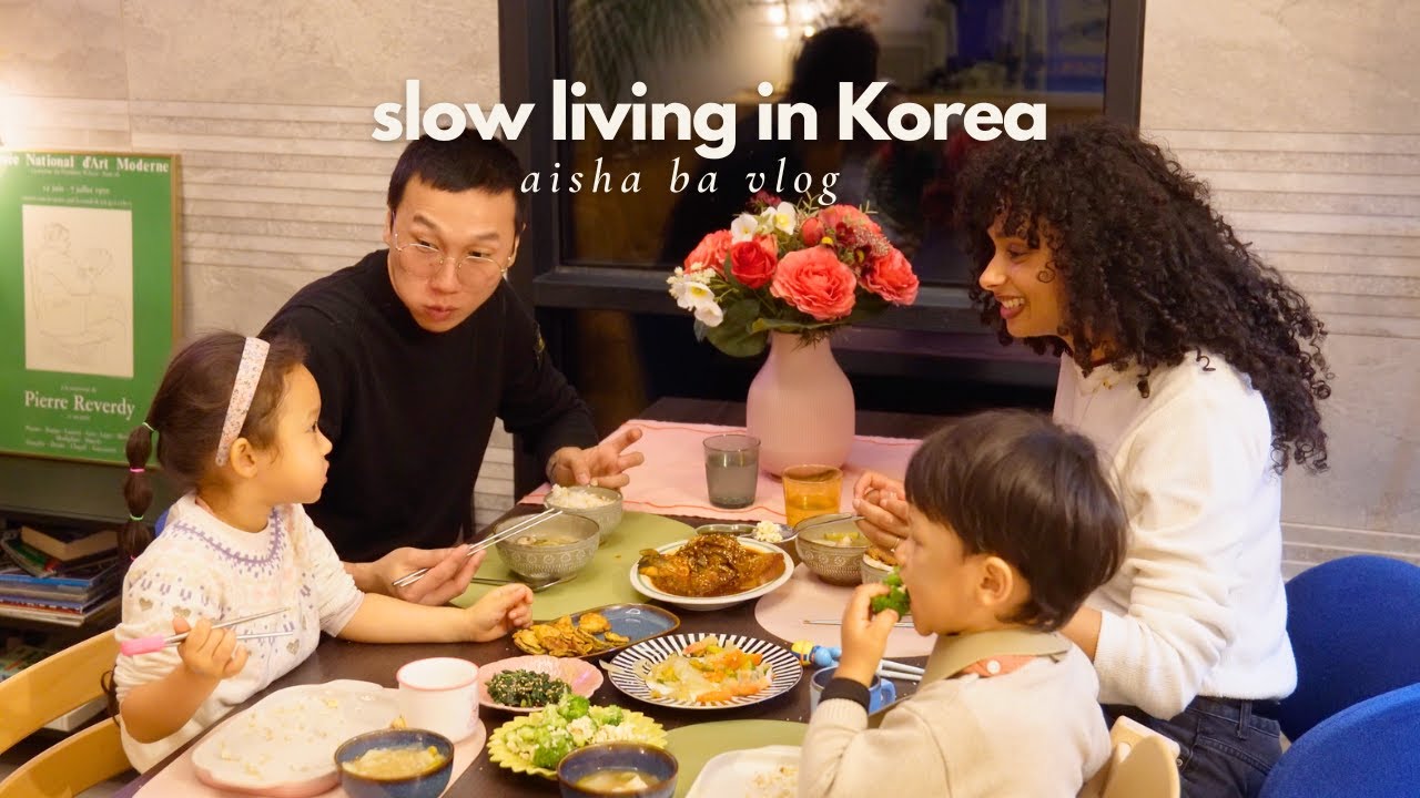 Slow Living in Korea | Gentle Days in Seoul, Sourdough Baking, Curly Hair Reset & Home Cooking