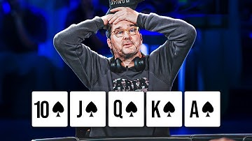 royal flush every hand (but the pots keep getting bigger)