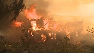Extreme weather california homeowner returns to 'devastation' of
wildfire