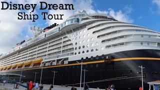 Disney Dream Cruise Ship Complete Tour and Walkthrough | Disney Dream Dining, Shopping and more