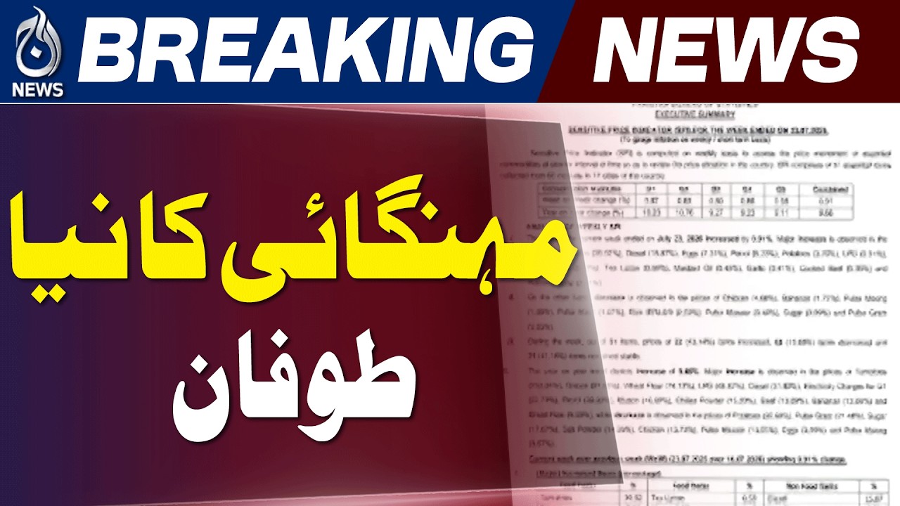 Pakistan Inflation | Tomato Prices | Weekly Inflation Report - Aaj News