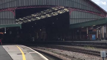 Class 67 top n tail with the Belmont Pullman at temple meads