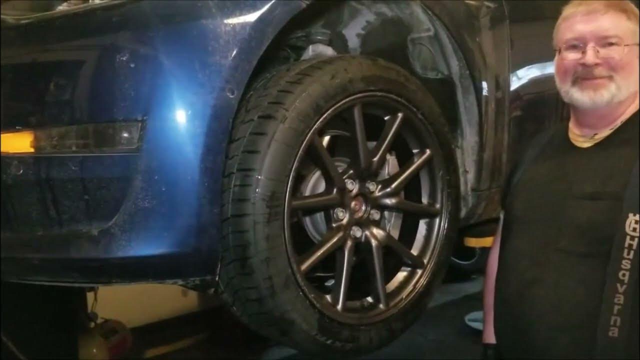 Tesla Model 3 Tire Change, New Tire Install, Replacement using tire
