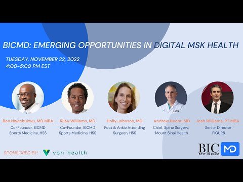 BICMD: Emerging Opportunities in Digital MSK Health - video from BICMD