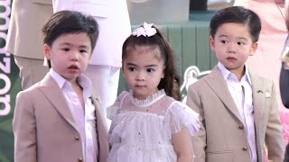 พี่ธีร์ น้องพีร์ น้องเดมี่ ร่วมเดิน พรมม่วง ในงาน #9enterianawards2023