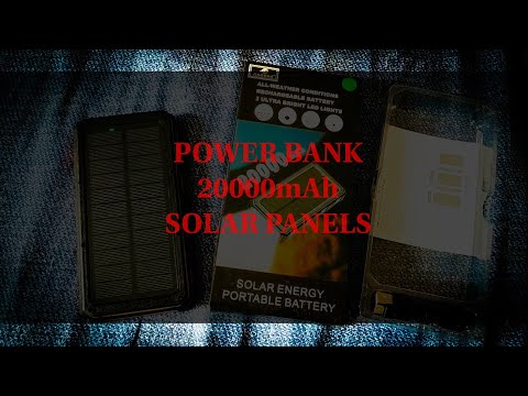 POWER BANK JIAGENG 20000mAh SOLAR. Повер банк с солнечной панелью и ярким фонариком обзор и тест.