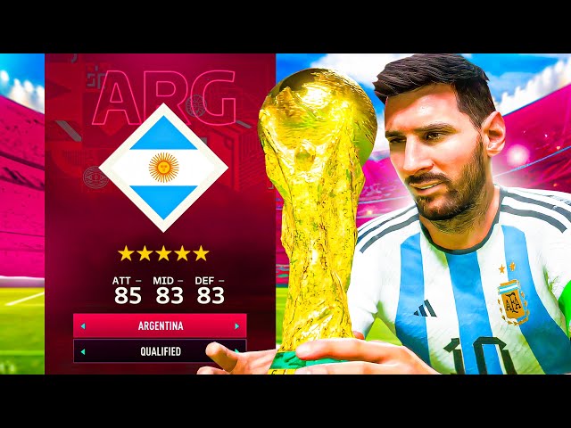 I Made Argentina World Cup Winners… in FIFA 23 class=