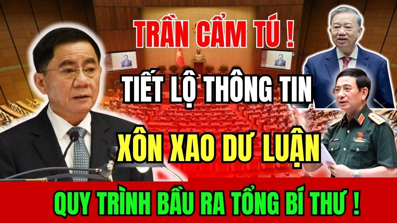 Trần Cẩm Tú Thông Tin Quan Trọng Về ĐH Đảng 14 – Sửa Đổi Điều Lệ?
