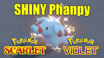 Shiny Phanpy + Donphan evolution - Pokemon Scarlet Violet