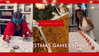 VLOGMAS DAY 5 | THE PERFECT CHRISTMAS GAMES NIGHT! PLAY THESE GAMES WITH YOUR FAMILY & FRIENDS!