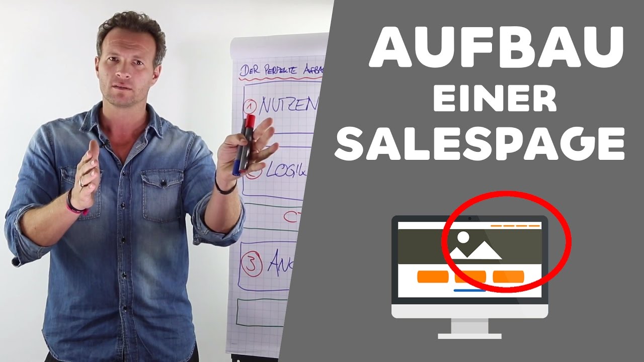Update New Der richtige Aufbau einer Salespage!