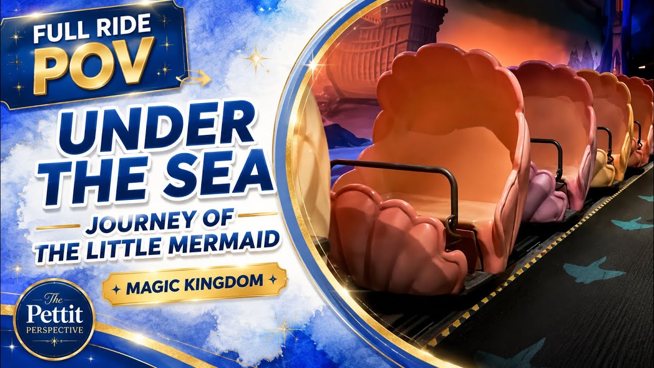 Under the Sea – Journey of the Little Mermaid POV | Magic Kingdom