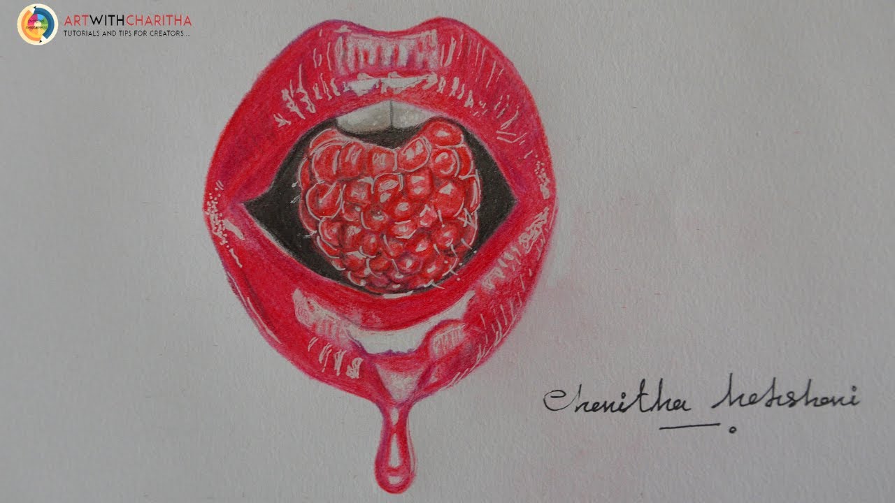 Featured image of post Lips With Fruit Drawing Step By Step