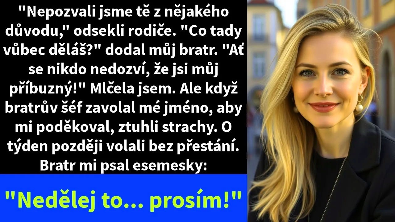 „Nepozvali jsme tě z nějakého důvodu, Colín. Co tady vůbec děláš? Ať se nikdo nedozví, že jsi můj příbuzný." Ta slova mě zasáhla přímo do hrudi, ale mlčela jsem. Byl teplý červencový večer,...
