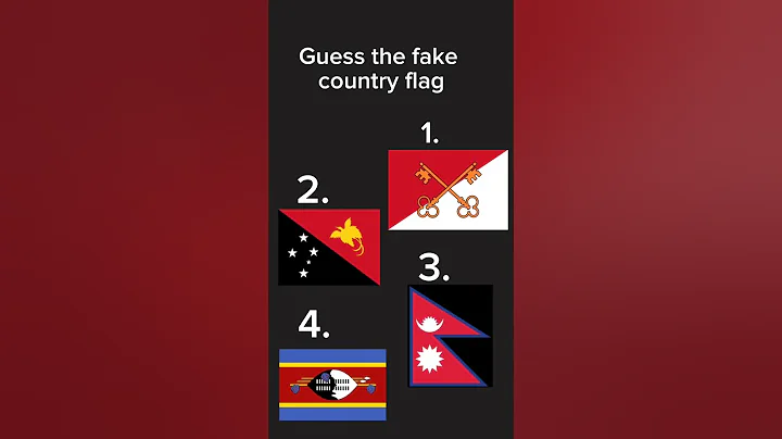 Guess the fake country flag #shorts #geography #challenge #flags #oddoneout #hard #quiz #countryflag