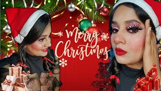 christmas makeup |Santa makeup |art makeup| #BeautyIsWithin