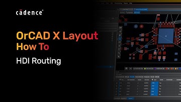 OrCAD X How To - HDI Routing