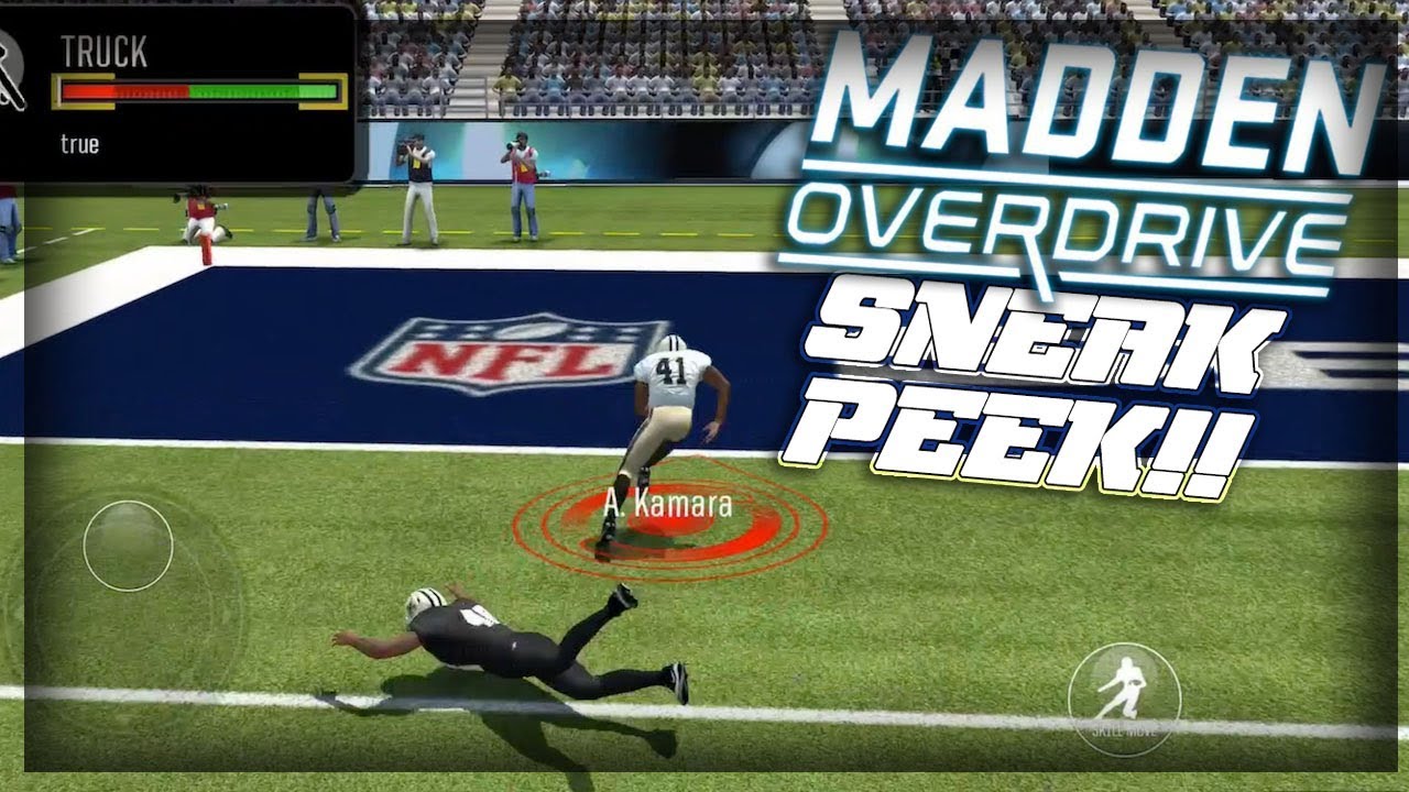 MADDEN OVERDRIVE GAMEPLAY!! UNREAL MATCH UP VS QJB!! EARLY FOOTAGE!!
