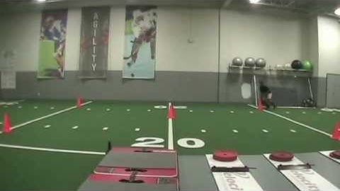 Box Drill "Shuffle, Sprint, Backpedal Repeat"