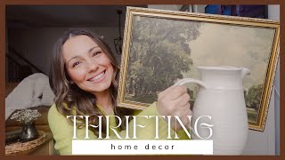 COME THRIFT WITH ME FOR HOME DECOR | *HUGE* thrift haul \& home decor on a budget.