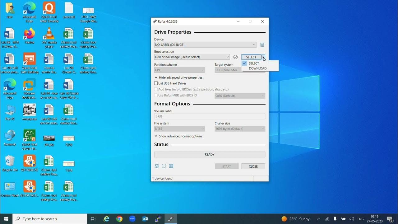 HOW TO DOWNLOAD WINDOWS USING PEN DRIVE HINDI YouTube