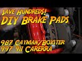 DIY Brake Pad Change, 987 Cayman/Boxster, 997 Carrera. Very detailed, save $400+ on this easy job!