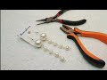 How to make a pearl earrings? jemchuk zirak yasash