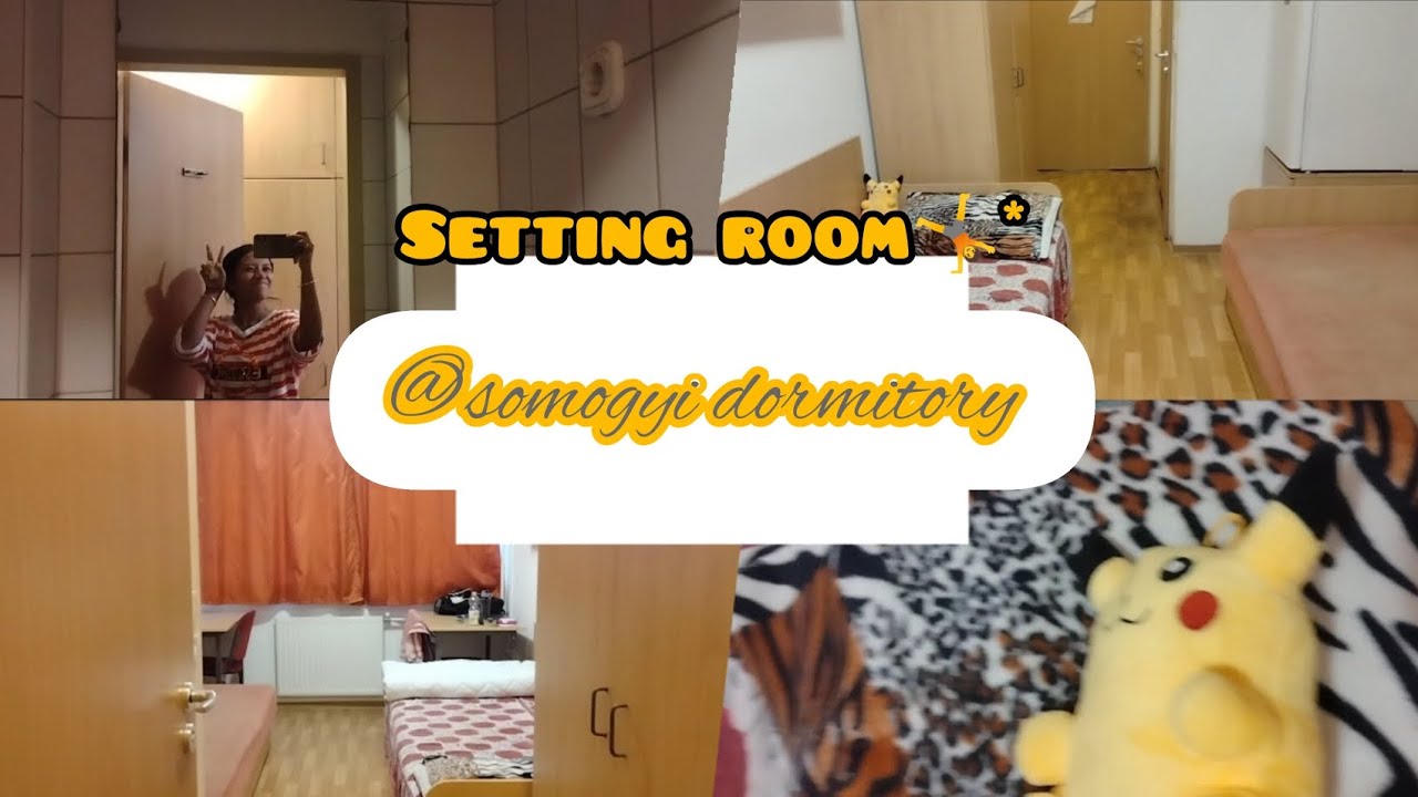 Setting up the room ✨ @somogyi dormitory Budapest || Stipendium Hungaricum Scholarship ||