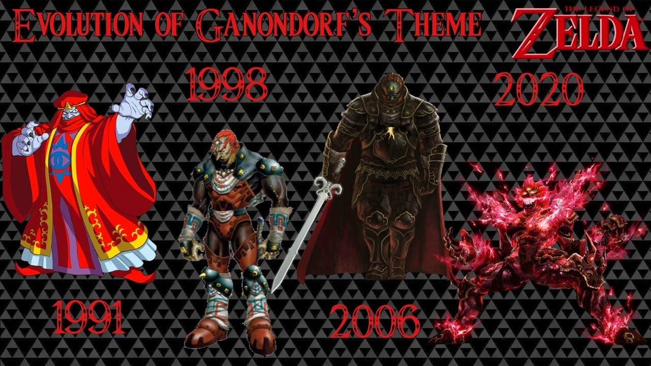 Evolution of Ganondorf's Theme (1991- 2020) 