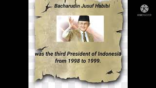 Biography Of Bj Habibie The 3Rd President Of Indonesia