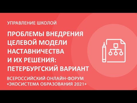 Проблемы внедрения целевой модели наставничества и их решения: петербургский вариант