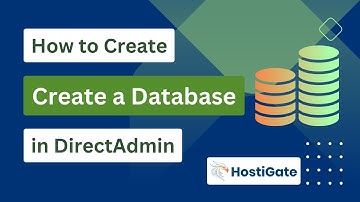 How to create a database in DirectAdmin | exraa