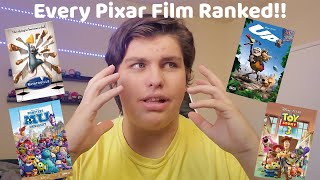 Every Pixar Movie Ranked!!!