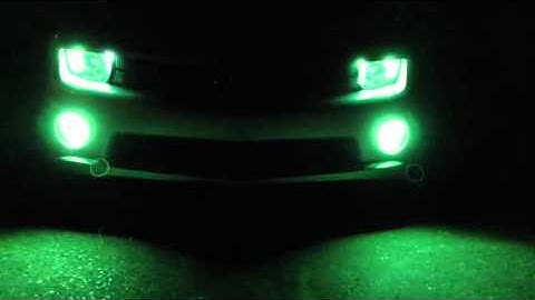 2010 camaro dual color halo kit by oracle