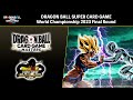 [DBGBH2024] DRAGON BALL SUPER CARD GAME World Championship 2023 Final Round