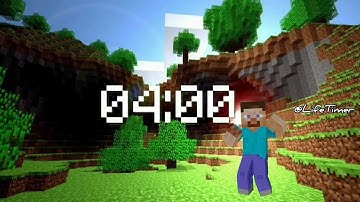 4 Minute Minecraft Dancing Countdown | Perfect for Quick Tasks!