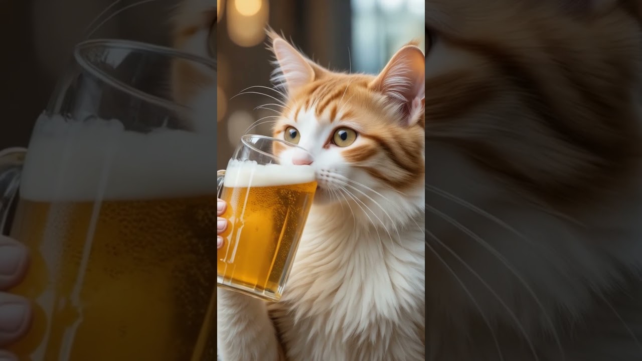 Fuzzy Drunkard: One Cat&rsquo;s Quest for the Perfect Brew #terrifying #cyberpunk #foodart