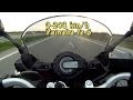 Yamaha Fz6 Fazer разгон до упора + Fly by. Acceleration to max speed.