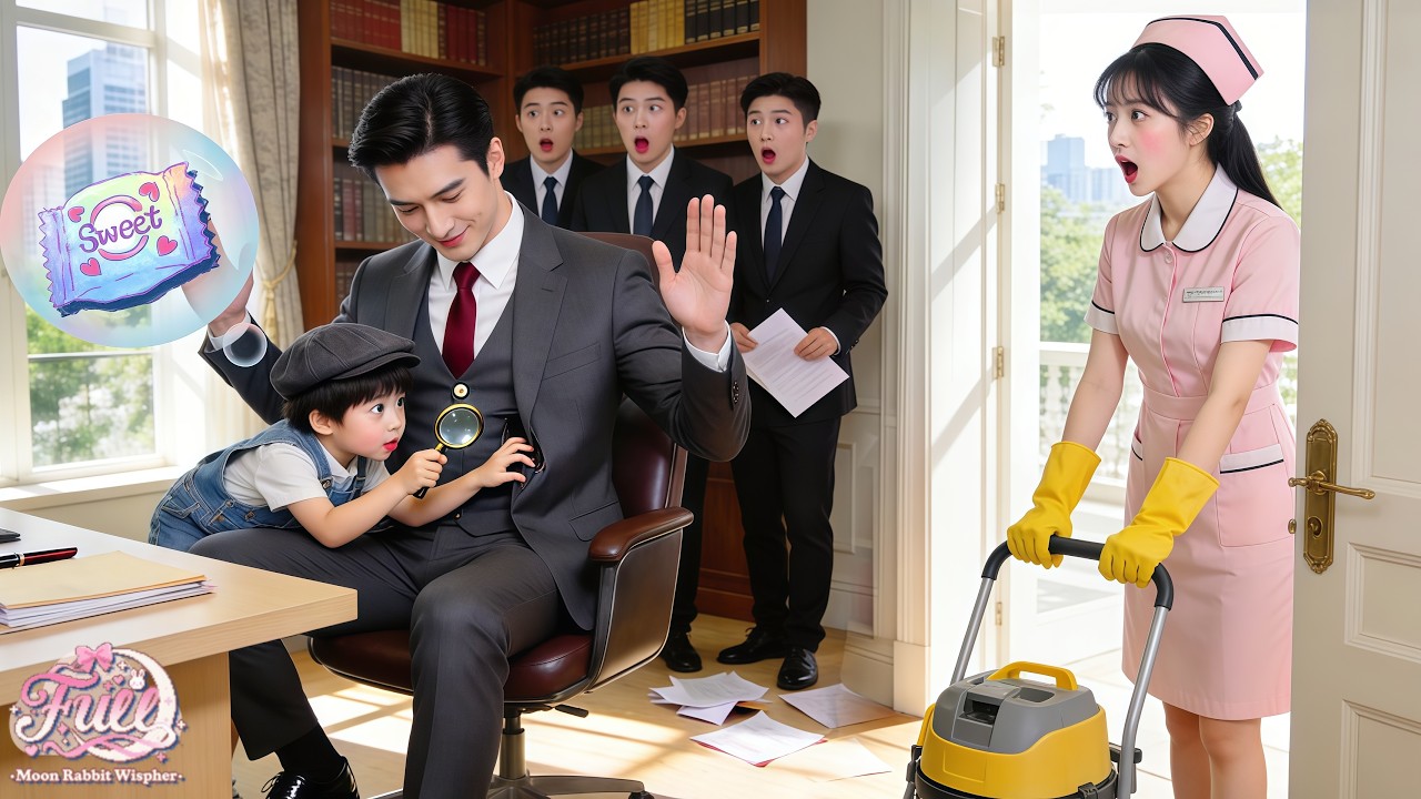 No One Dares Touch Cold CEO—Until Poor Cleaner's Baby Climbs on Him Looking for Candy&Love Arrives!