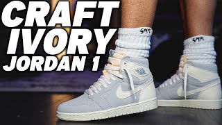 Air Jordan 1 High OG Craft “Ivory” Review and On Foot