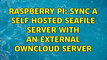 Raspberry Pi: Sync a self hosted Seafile server with an external Owncloud Server