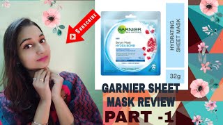 Best sheet mask for sensitive skin|GARNIER SKIN NATURALS HYDRA BOMB FACE SERUM SHEET MASKReview