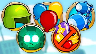 I Combined FIVE Game Modes At The SAME Time! (Bloons TD 6)