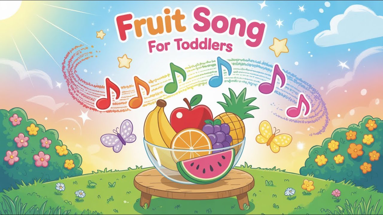 Fruit Song for Toddlers – Sing Along and Discover Colorful Fruits - YouTube